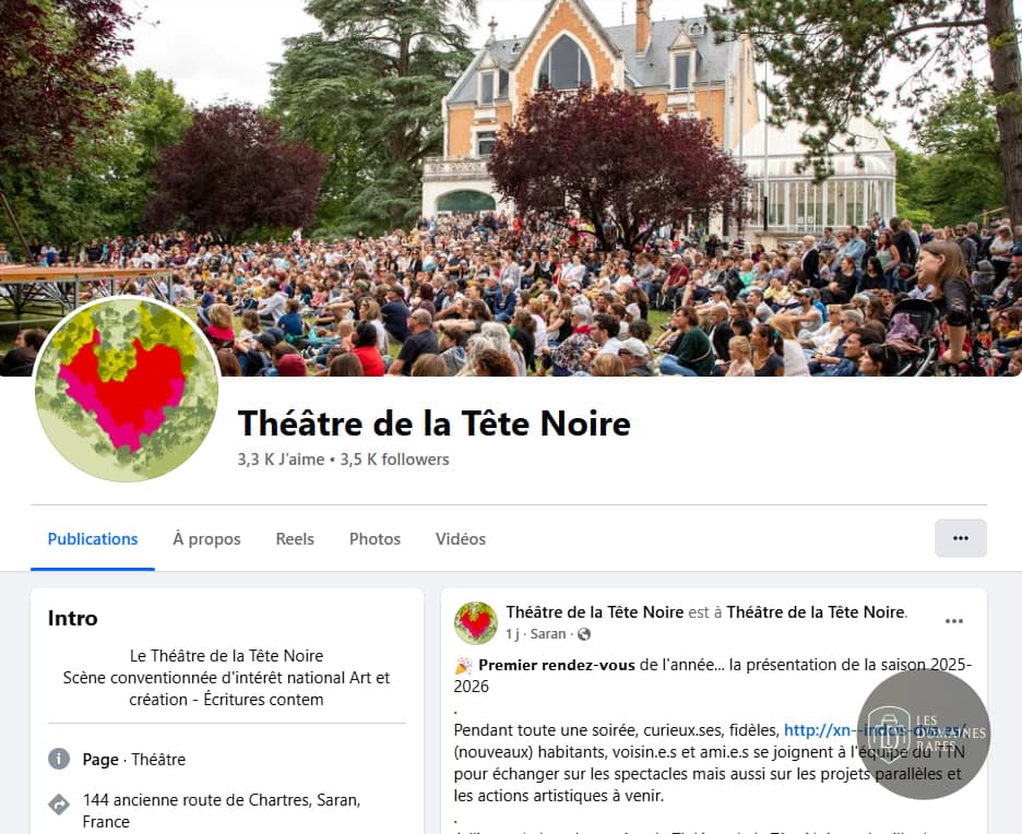 Vue extérieure du lieu La Tête Noire à Autun en Bourgogne-Franche-Comté