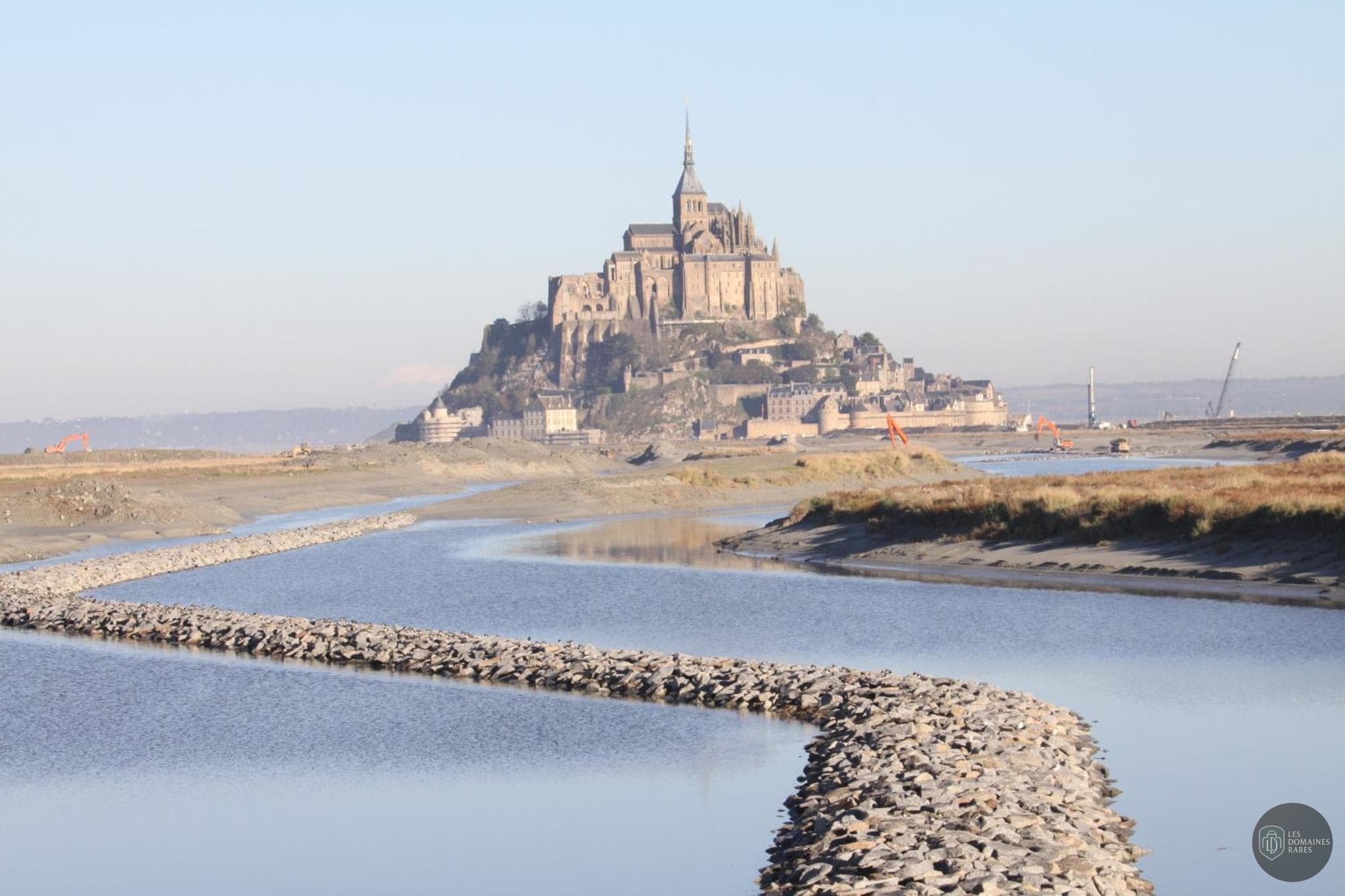 Vue extérieure du lieu La Tour Brette à Pontorson en Normandie