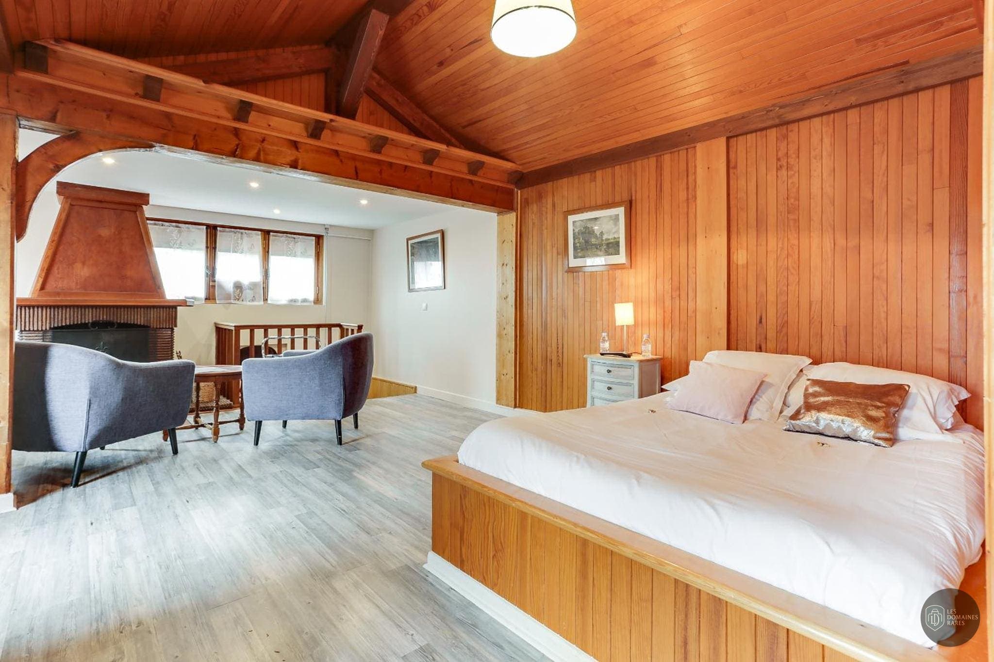Chambre de l'hôtel La Verniaz en Auvergne-Rhône-Alpes - séminaire haute-savoie