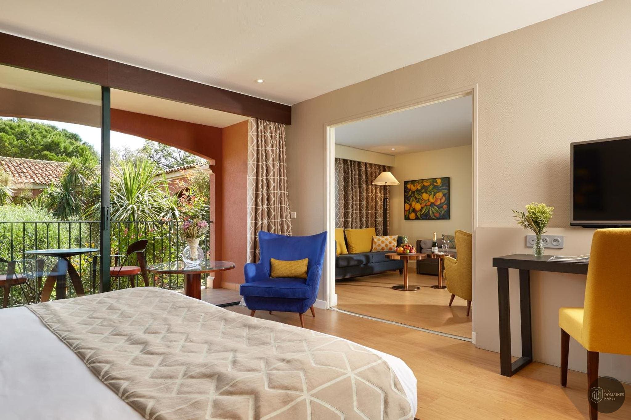 Espace intérieur de l'hôtel La Villa Duflot à Perpignan en Occitanie