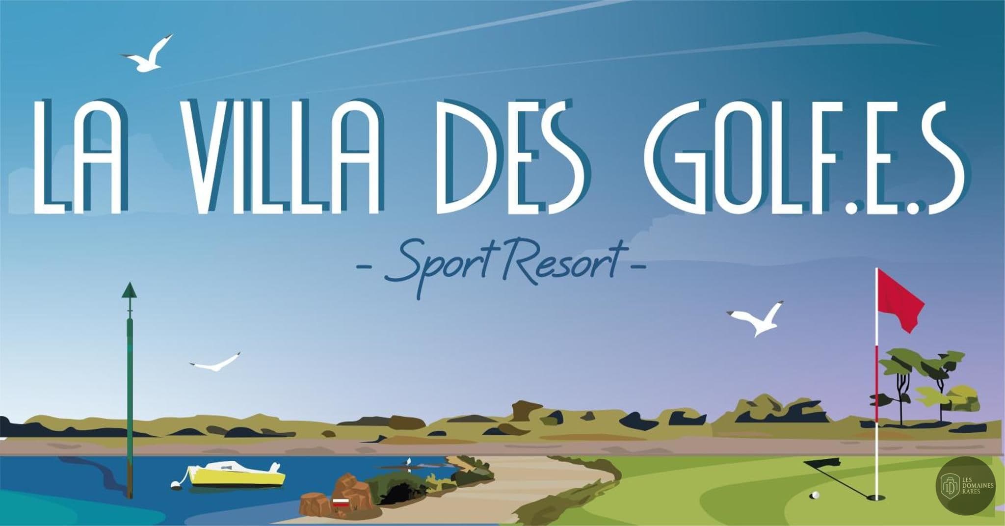 Vue extérieure de la villa La Villa des Golf.e.s en Bretagne