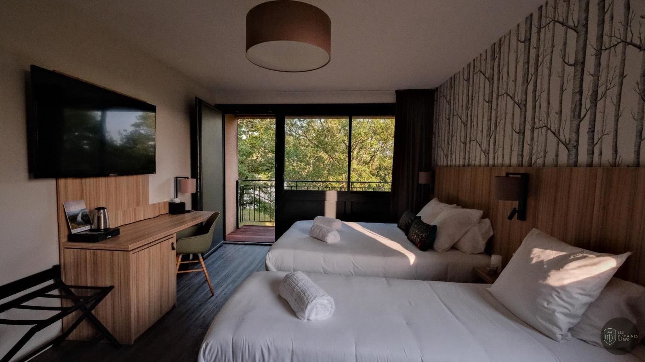 Vue extérieure de l'hôtel Le Bois d'Imbert à Rocamadour en Occitanie