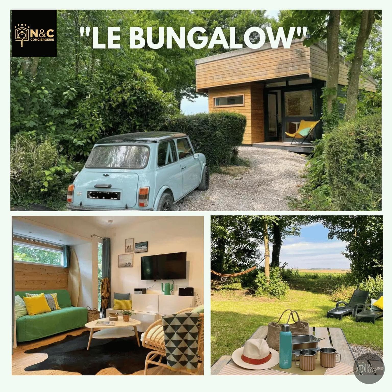 Vue extérieure de la ferme Le Bungalow à Vichy en Auvergne-Rhône-Alpes