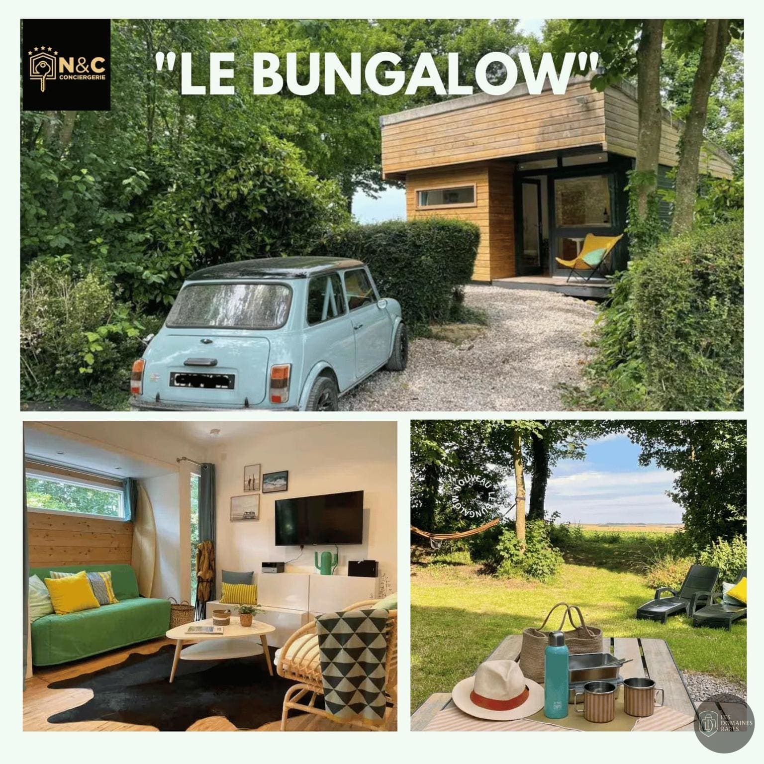 Vue extérieure de la ferme Le Bungalow à Vichy en Auvergne-Rhône-Alpes