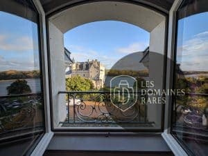 Vue extérieure du lieu Le Bussy à Montsoreau en Pays de la Loire