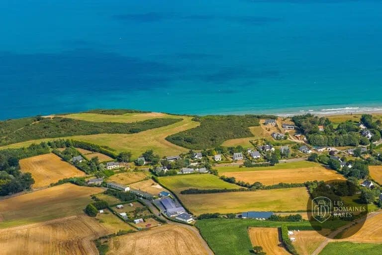 Vue extérieure du lieu Le Camp Vert en Bretagne