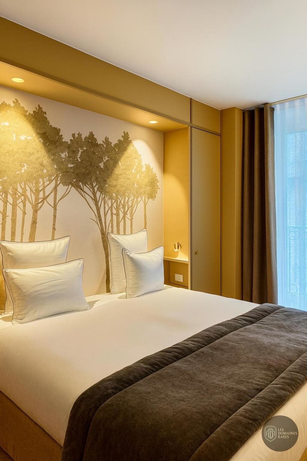 Chambre de l'hôtel Le Cardinal à Paris en Île-de-France