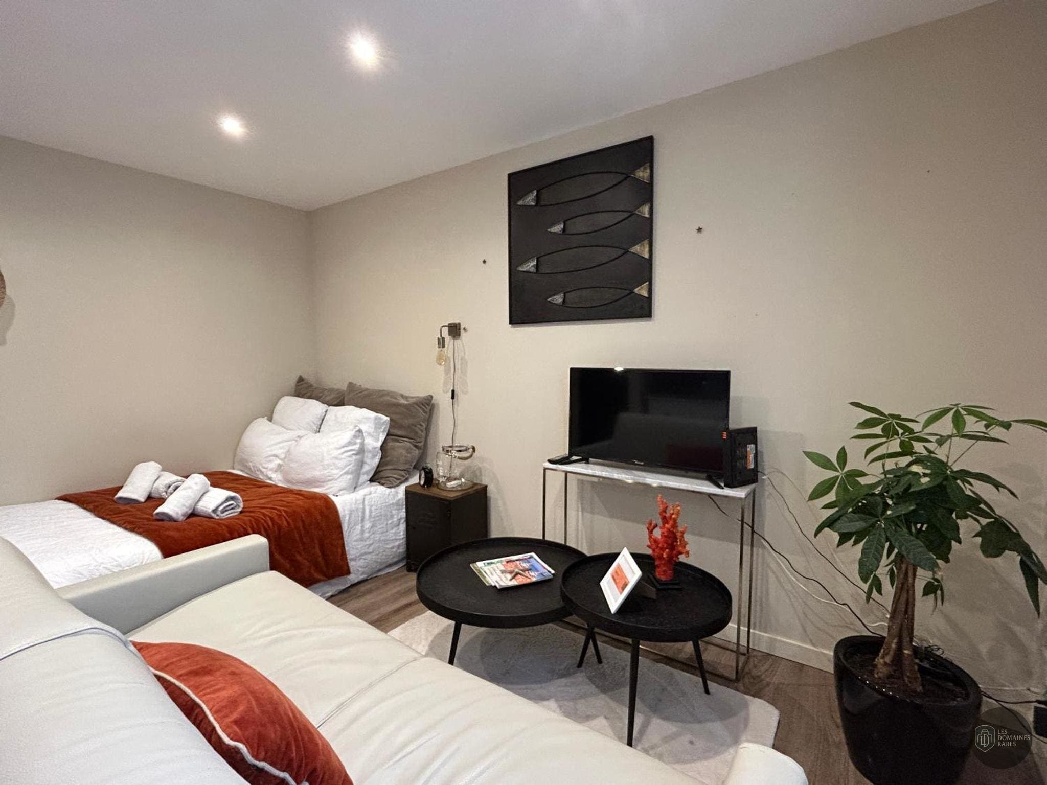 Espace intérieur de l'hôtel Le Central Trouville en Normandie