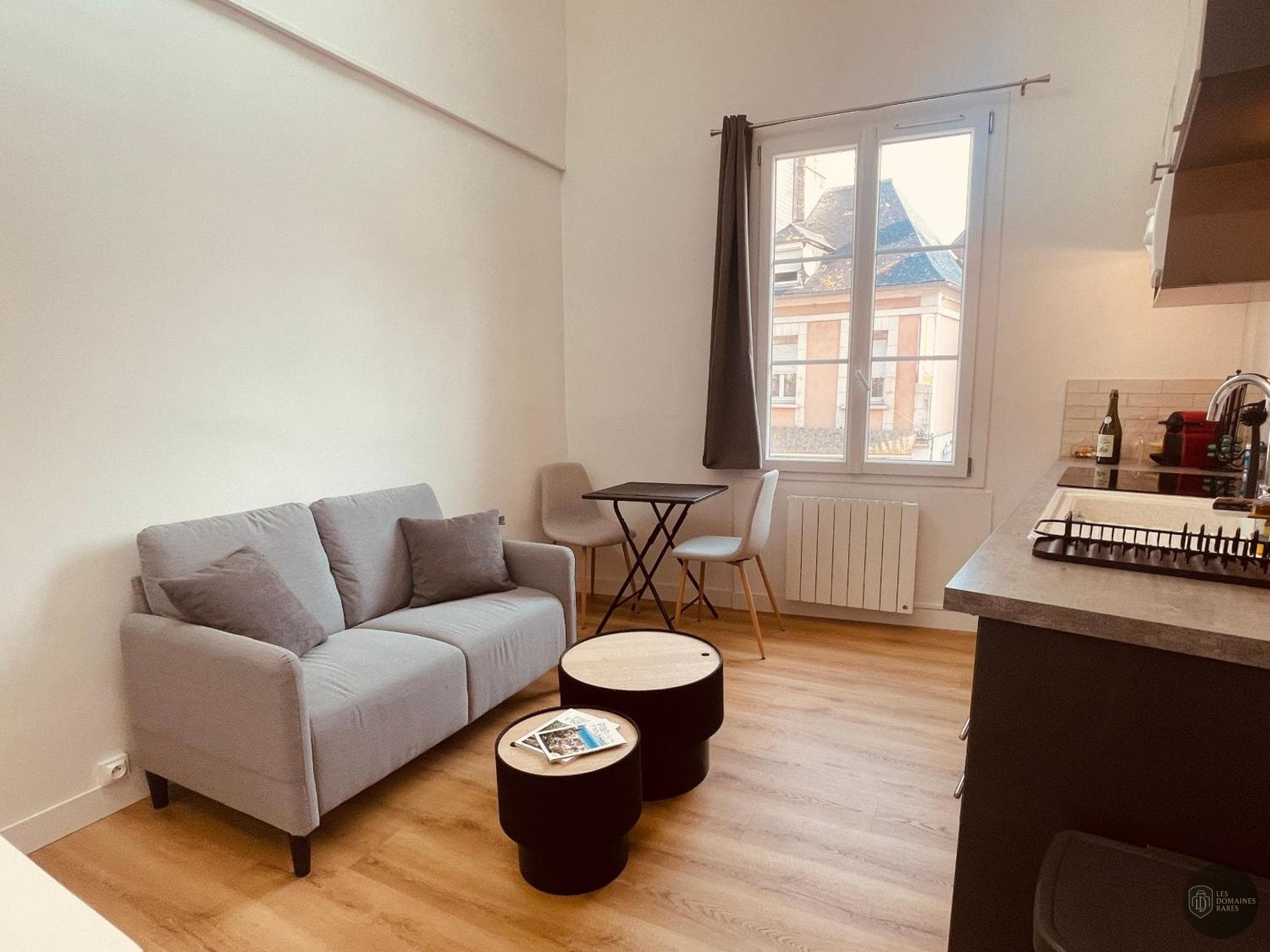 Espace intérieur de l'hôtel Le Central Trouville en Normandie