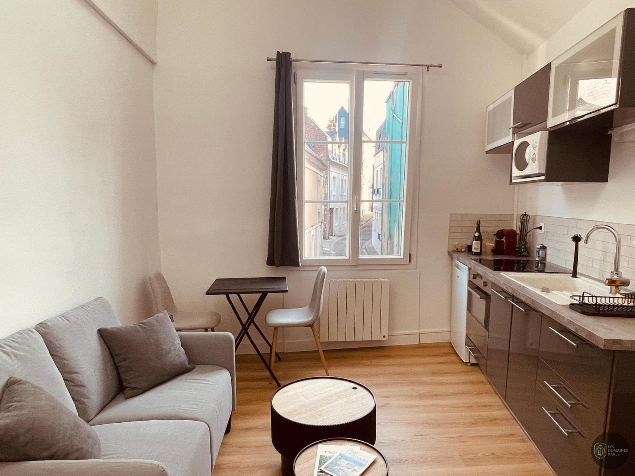 Espace intérieur de l'hôtel Le Central Trouville en Normandie