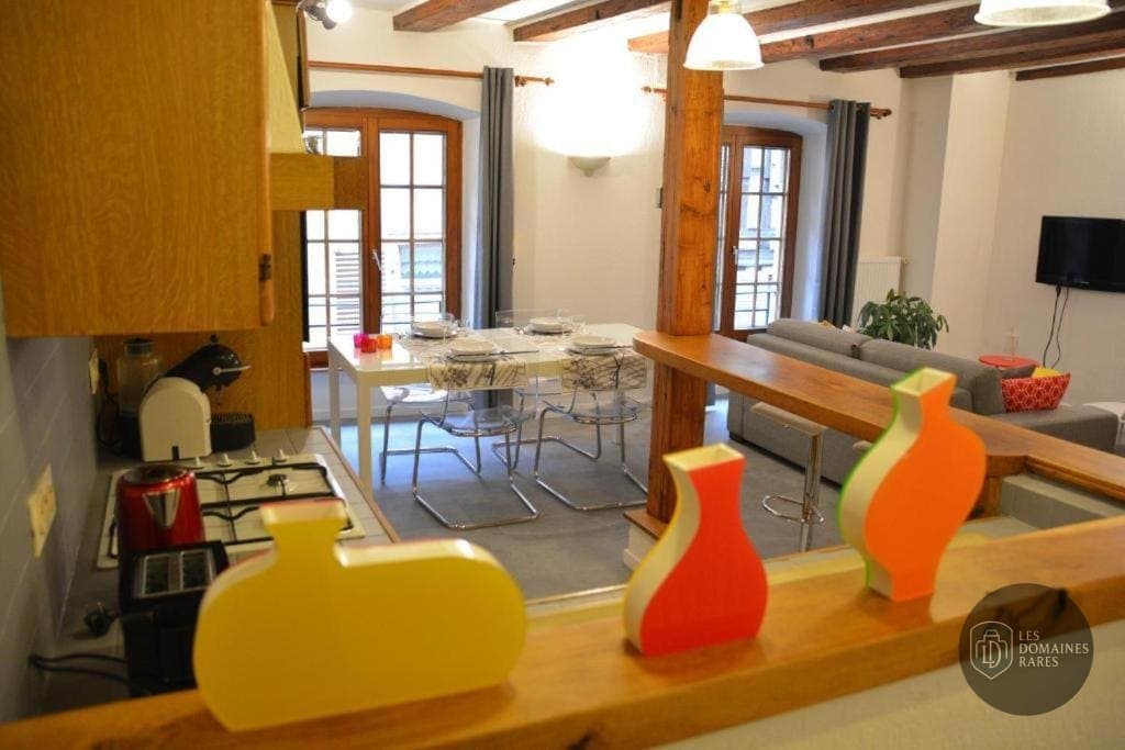 Espace intérieur du lieu Le Cerf à Marlenheim en Grand Est