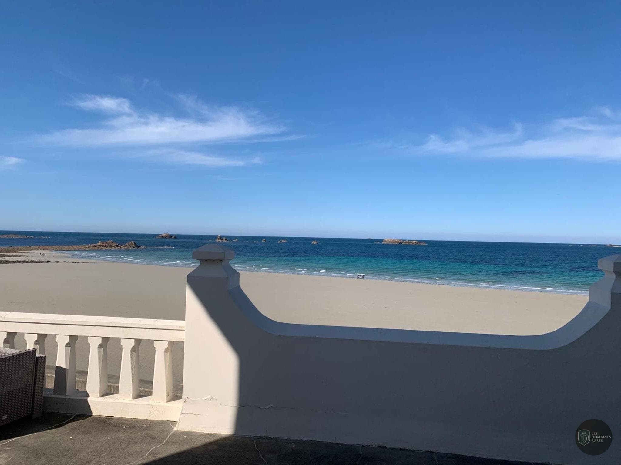 Vue du château Le Château de Sable à Porspoder en Bretagne