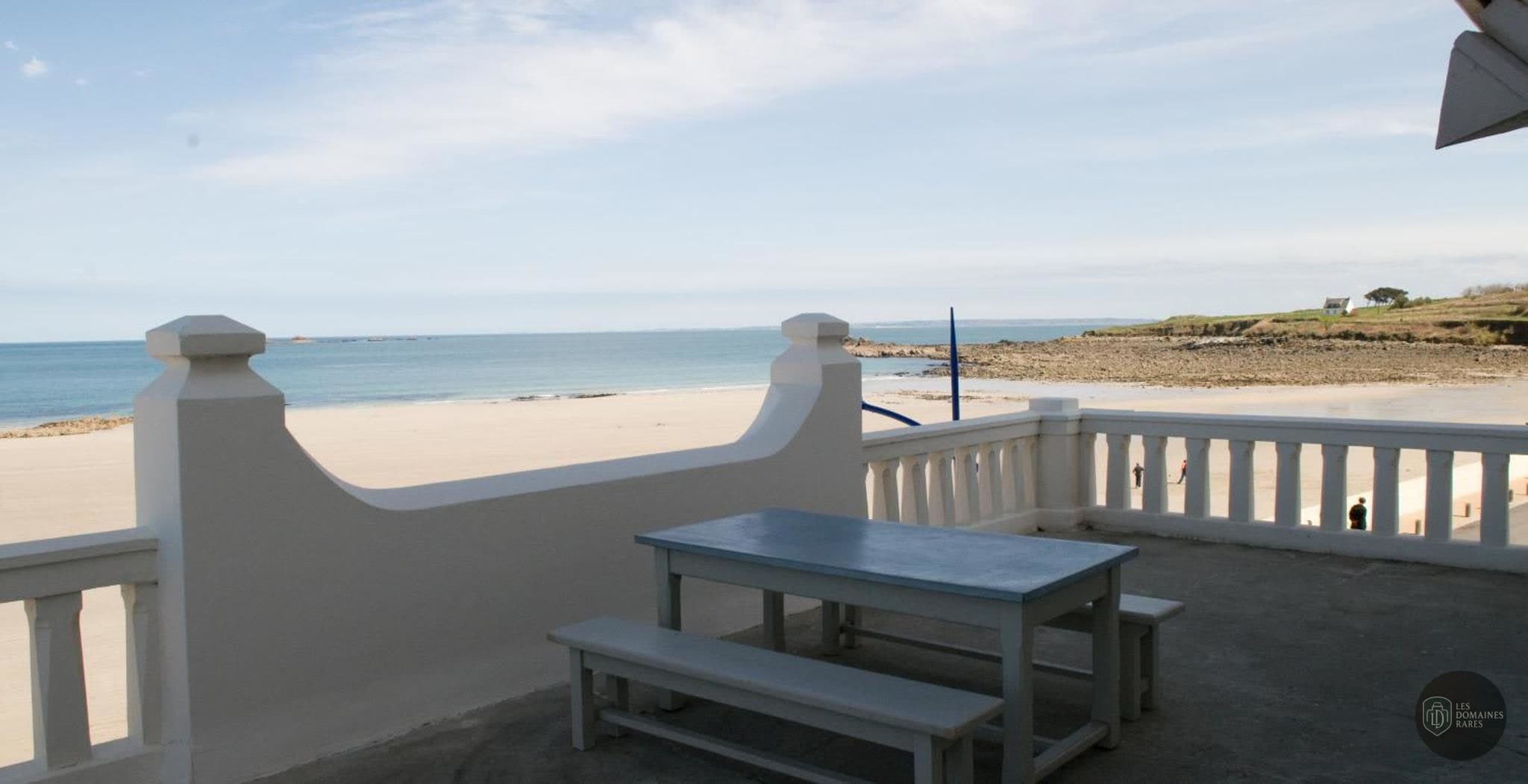 Vue du château Le Château de Sable à Porspoder en Bretagne