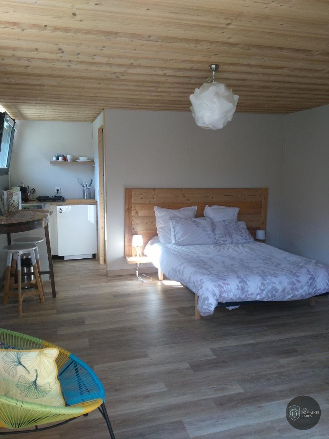 Chambre du lieu Le Chalet du Lac à Pierrefonds en Hauts-de-France