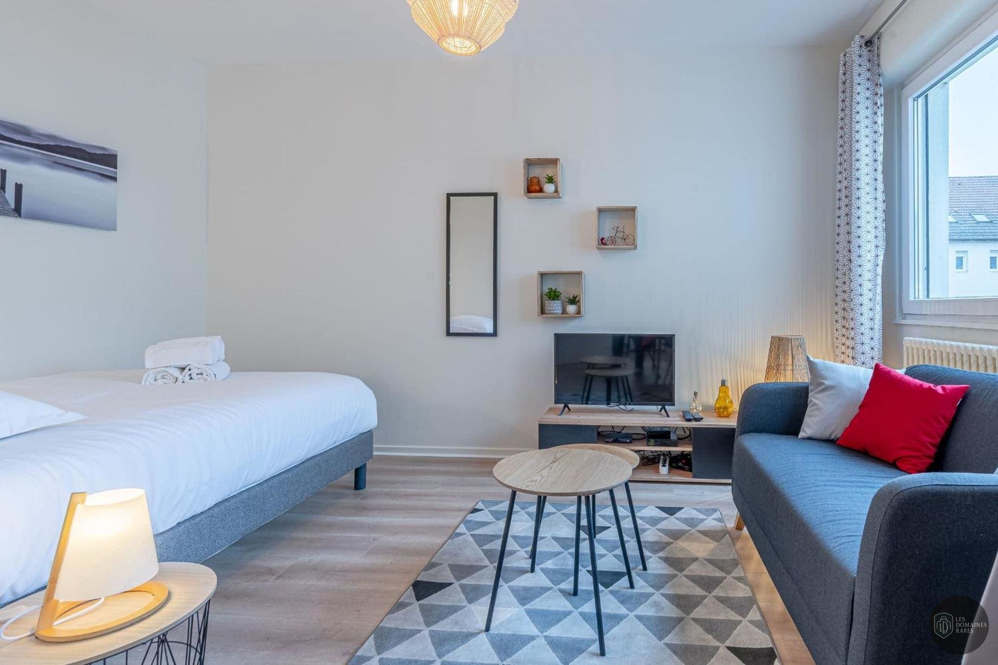 Chambre de l'hôtel Le Clémenceau à Bordeaux en Nouvelle-Aquitaine