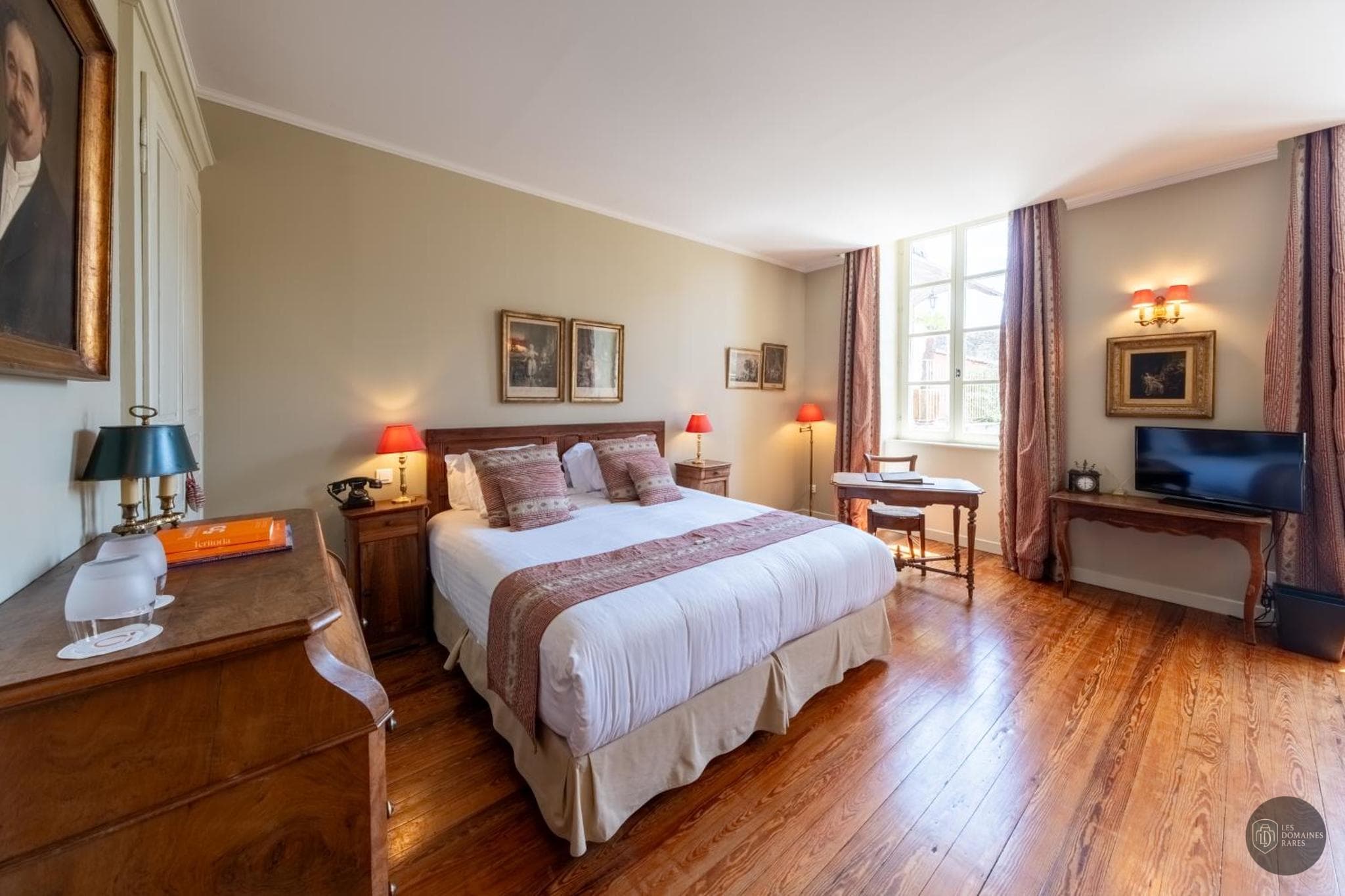 Chambre de l'hôtel Le Clair de la Plume en Auvergne-Rhône-Alpes