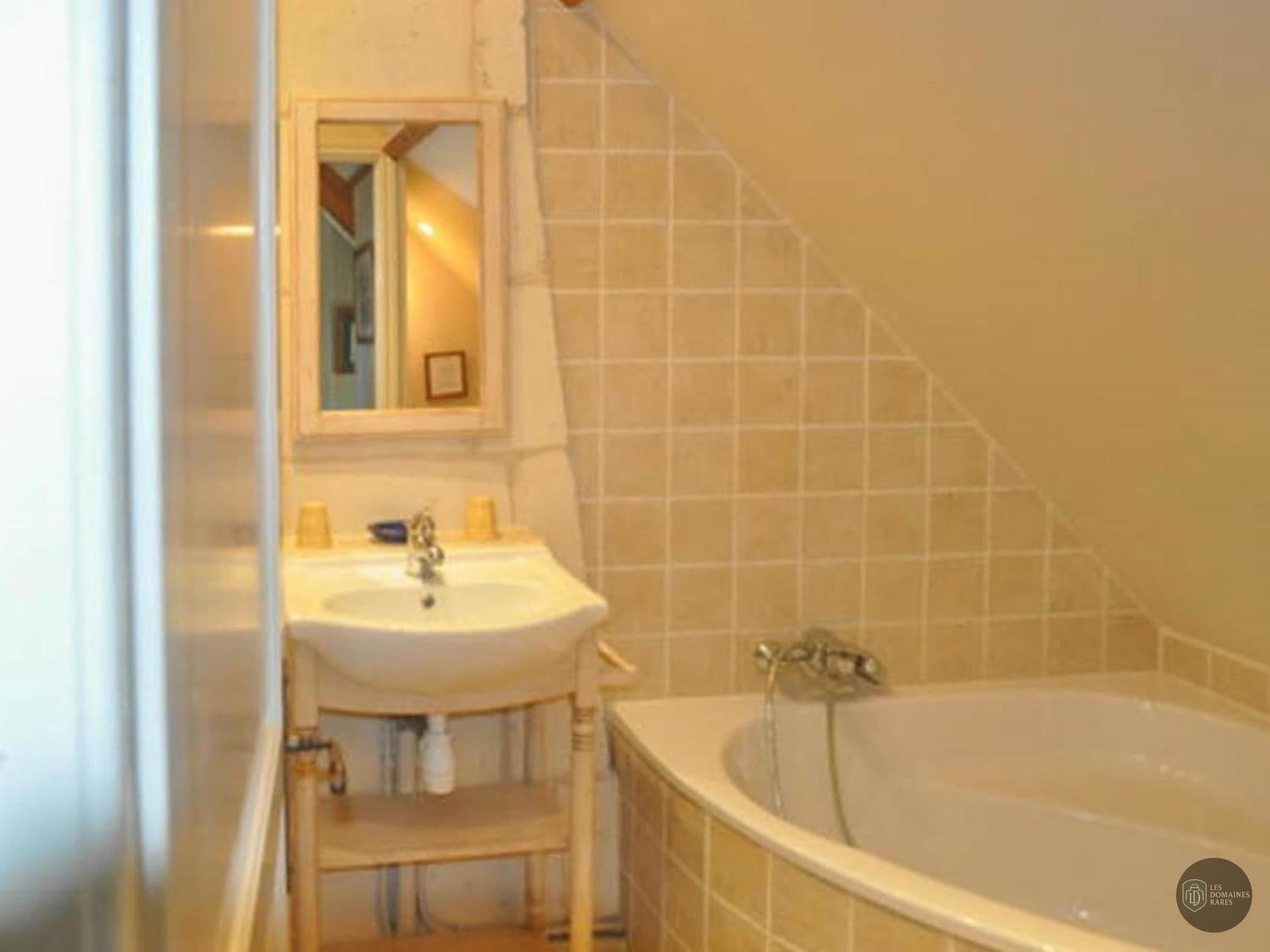 Salle de bain du lieu Le Clos de Langlade en Nouvelle-Aquitaine