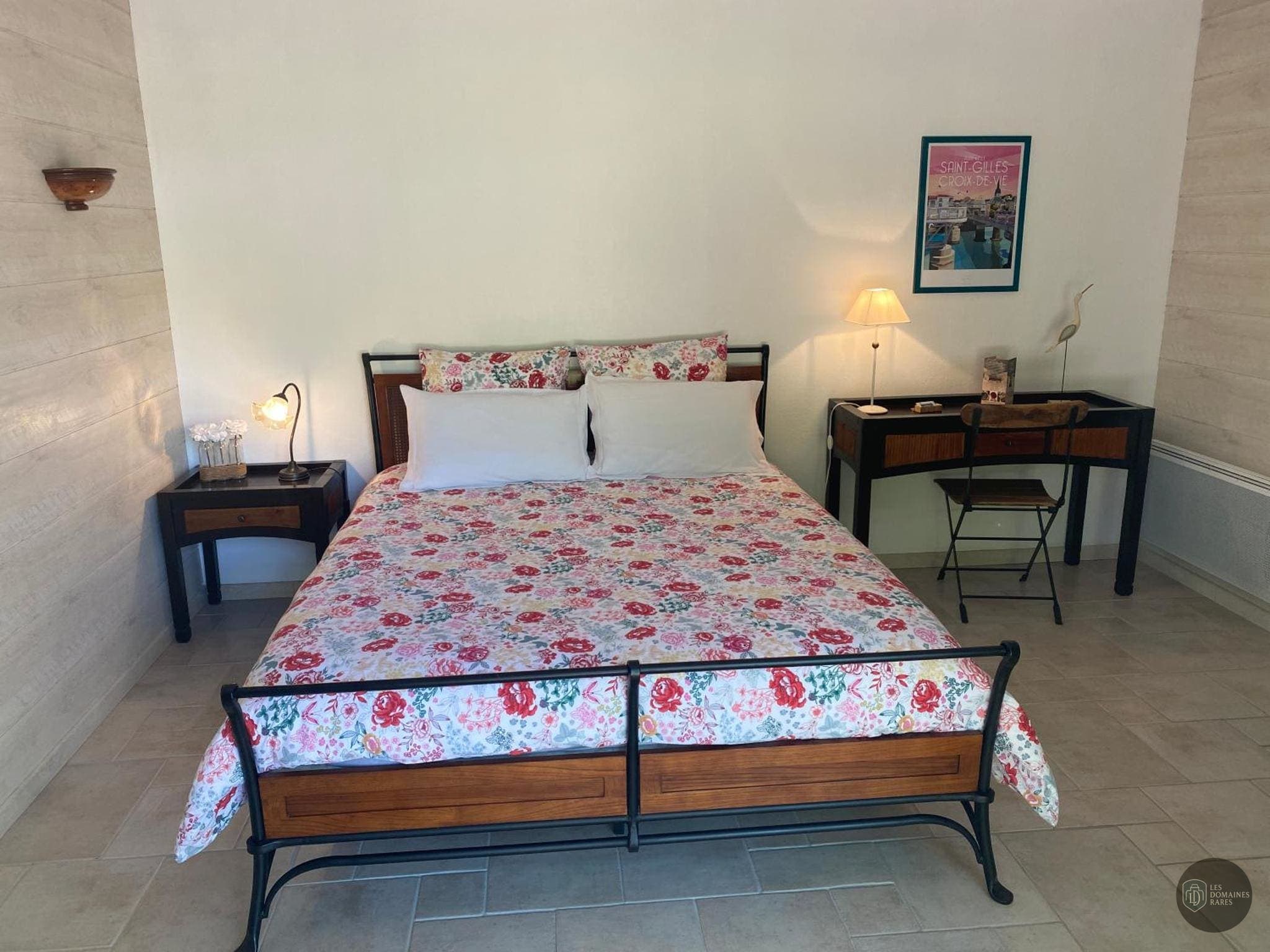 Chambre du lieu Le Clos des Cheminées en Normandie - séminaire longny les villages, france