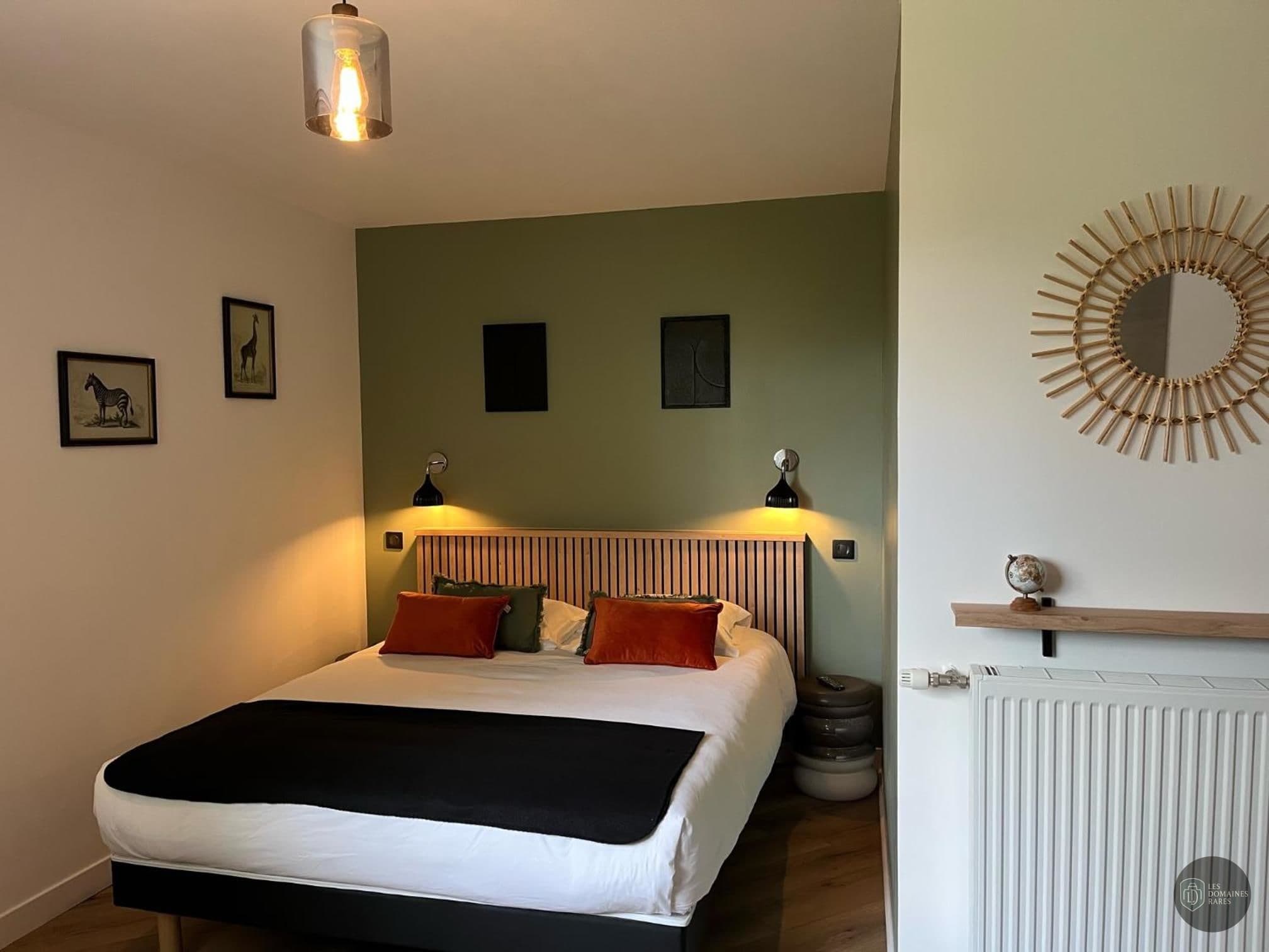 Chambre de l'hôtel Le Clos du Pontic à Landerneau en Bretagne - séminaire finistère
