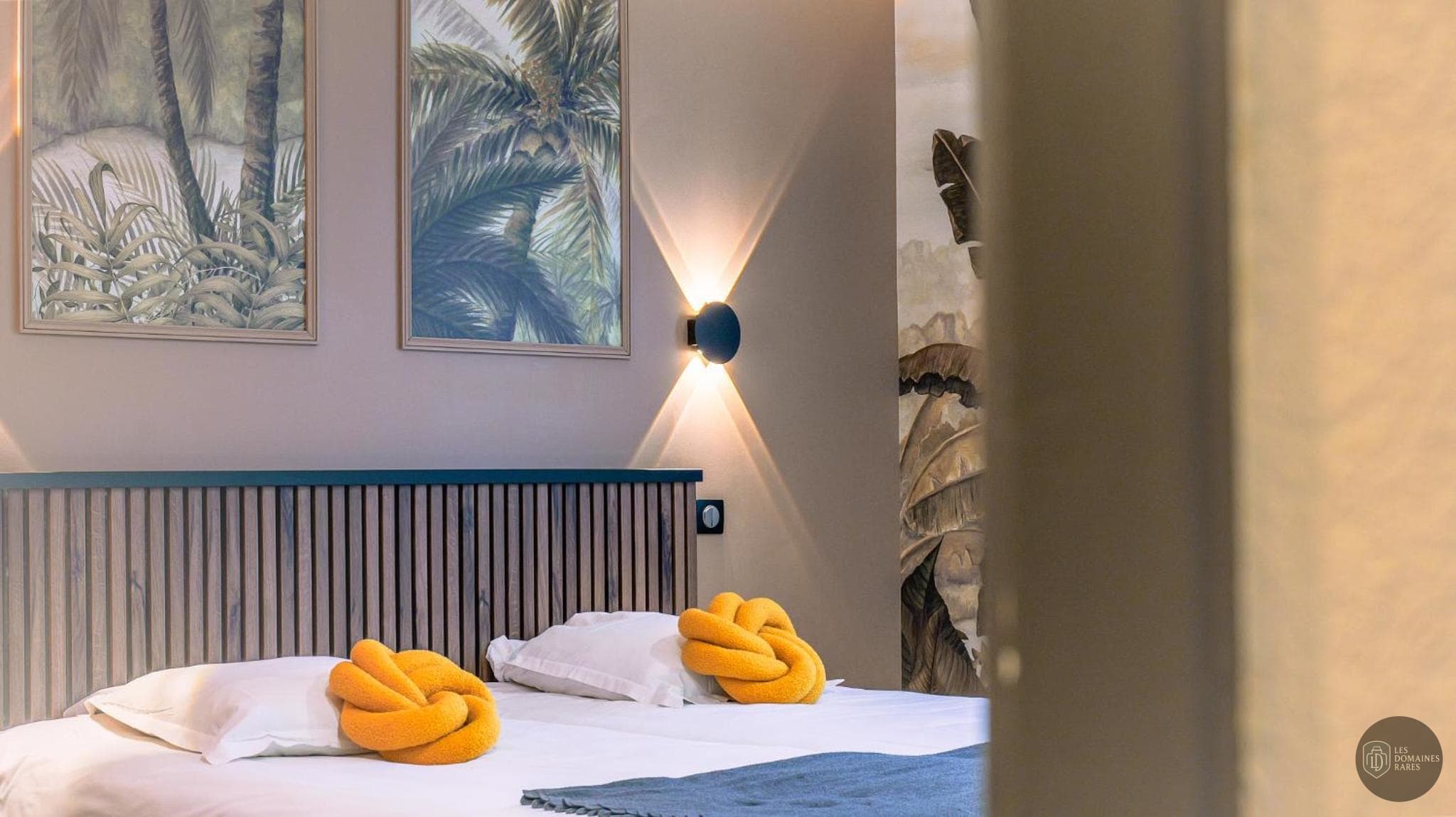 Chambre de l'hôtel Le Clos du Pontic à Landerneau en Bretagne