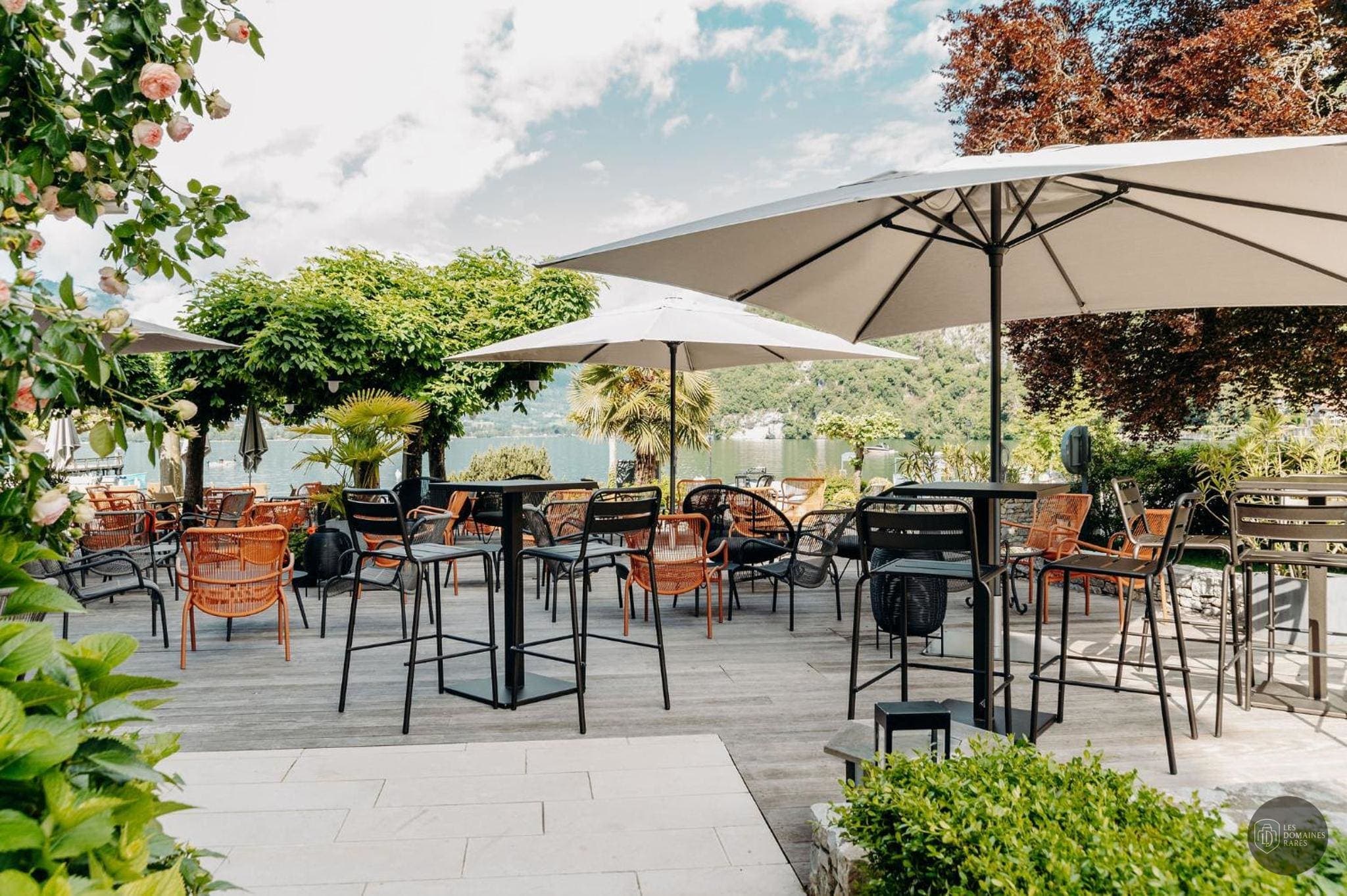 Vue extérieure de l'hôtel Le Cottage Bise à Talloires en Auvergne-Rhône-Alpes