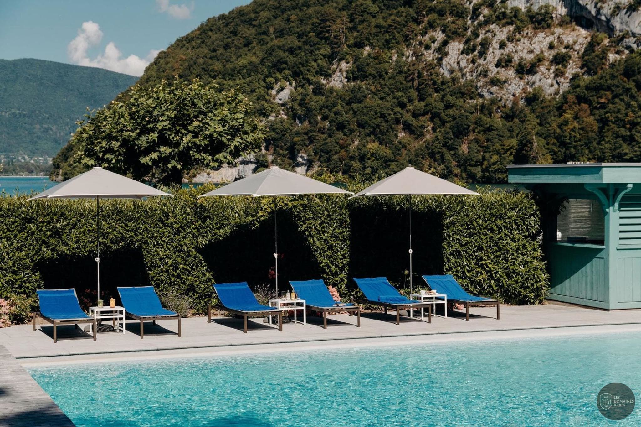 Vue extérieure de l'hôtel Le Cottage Bise à Talloires en Auvergne-Rhône-Alpes