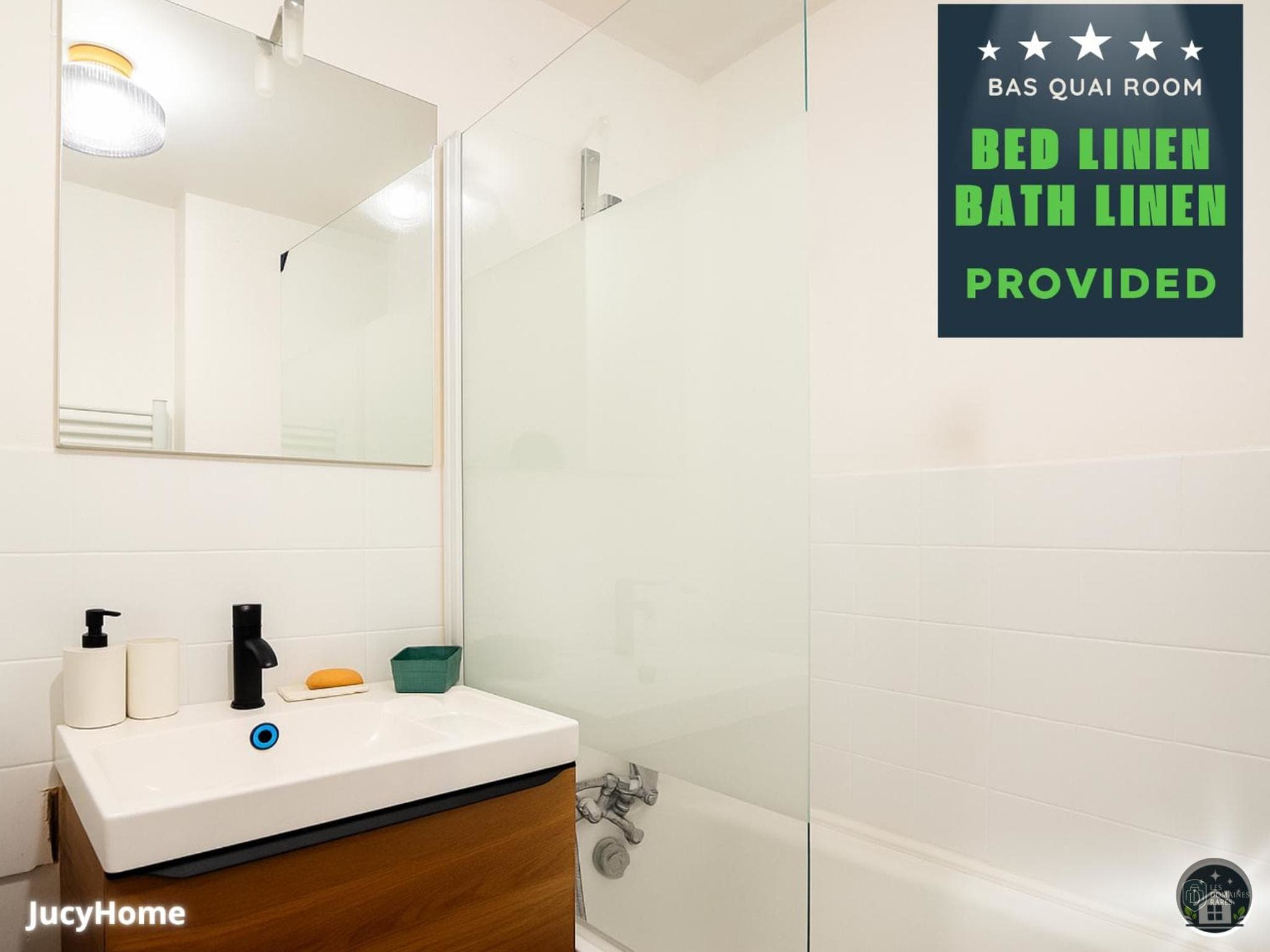 Salle de bain du lieu Le Five Saint-Louis en Grand Est