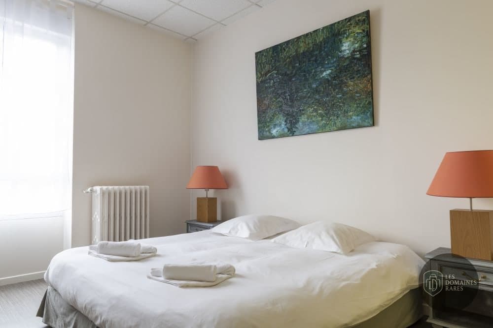 Chambre du gîte Le Glandier à Villeherviers en Centre-Val de Loire