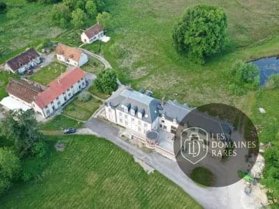 Vue extérieure du gîte Le Glandier à Villeherviers en Centre-Val de Loire