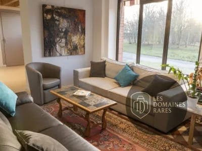 Espace intérieur du gîte Le Glandier à Villeherviers en Centre-Val de Loire