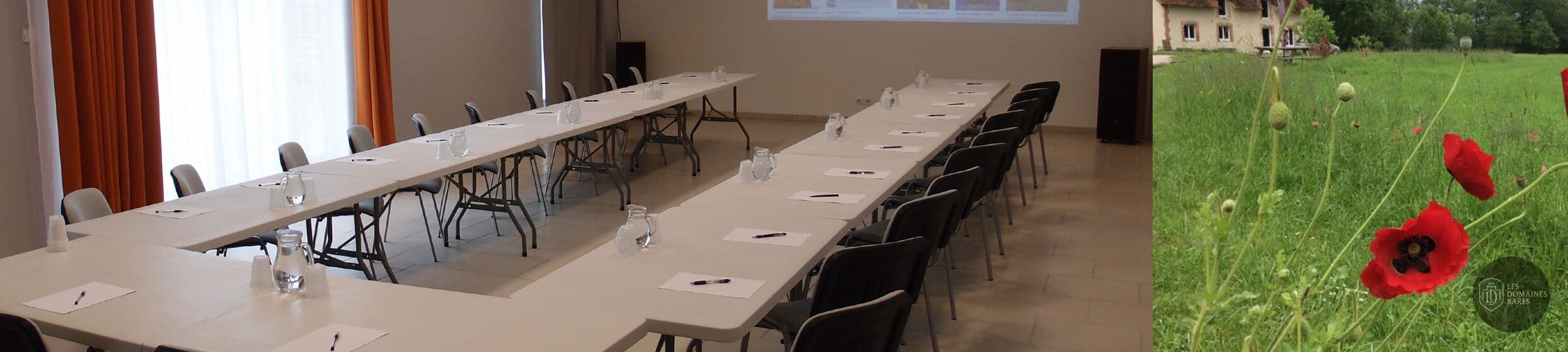 Salle de réunion 1 du gîte Le Glandier à Villeherviers en Centre-Val de Loire