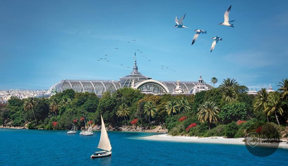 Vue extérieure du moulin Le Grand Palais à Paris en Île-de-France