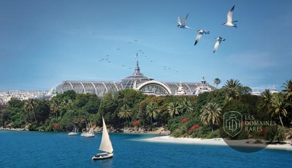 Vue extérieure du moulin Le Grand Palais à Paris en Île-de-France