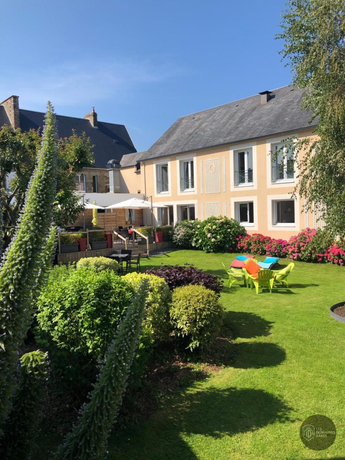 Vue extérieure du lieu Le Gué du Holme en Normandie