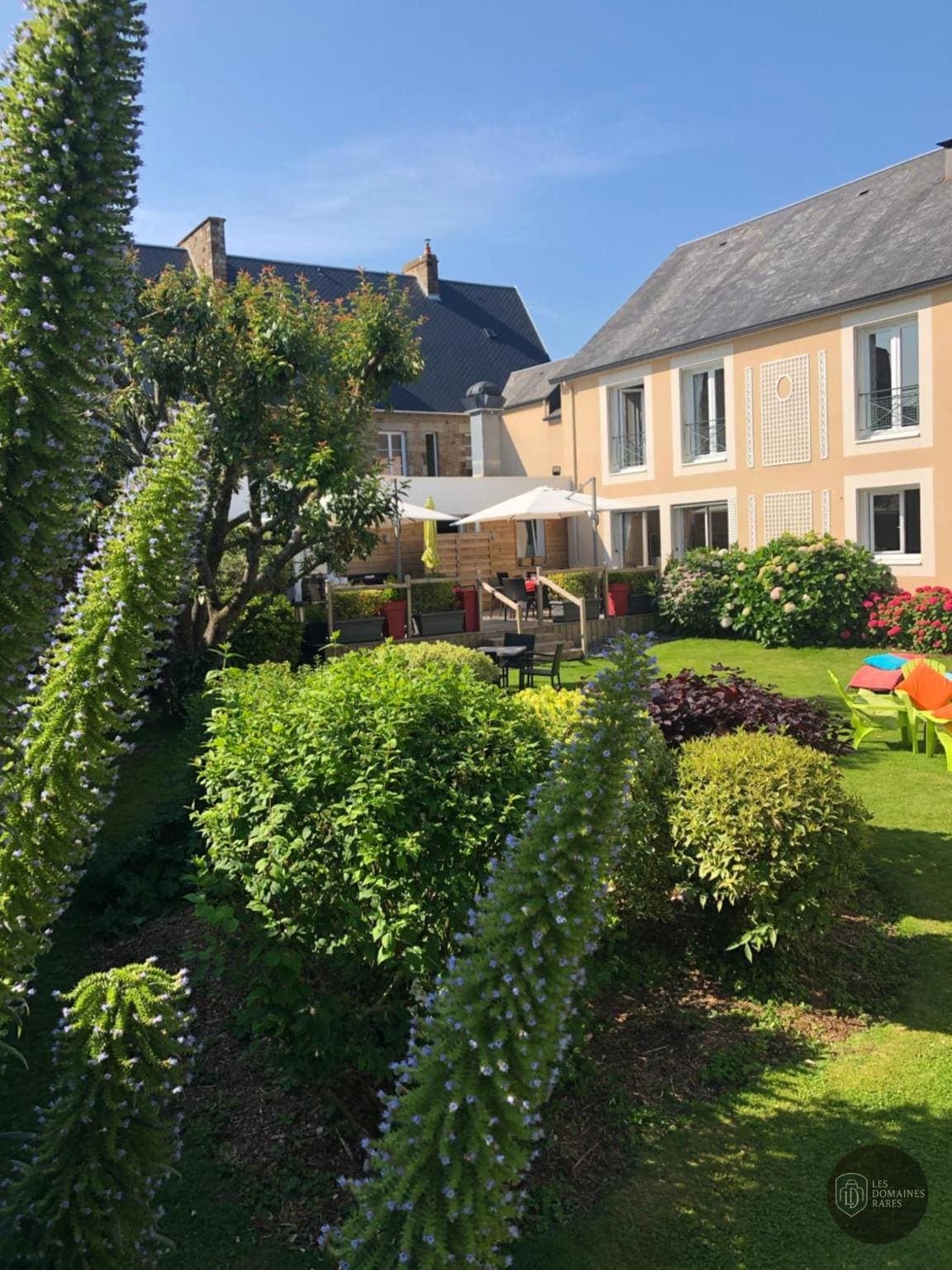 Vue extérieure du lieu Le Gué du Holme en Normandie