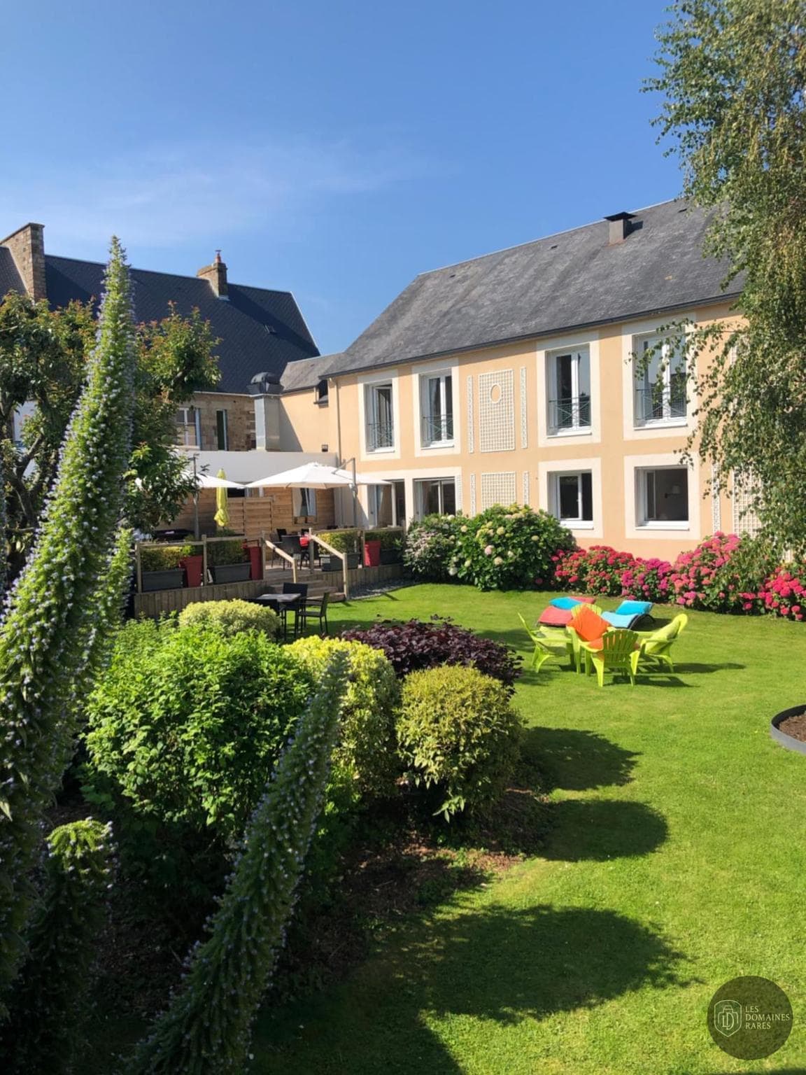 Vue extérieure du lieu Le Gué du Holme en Normandie