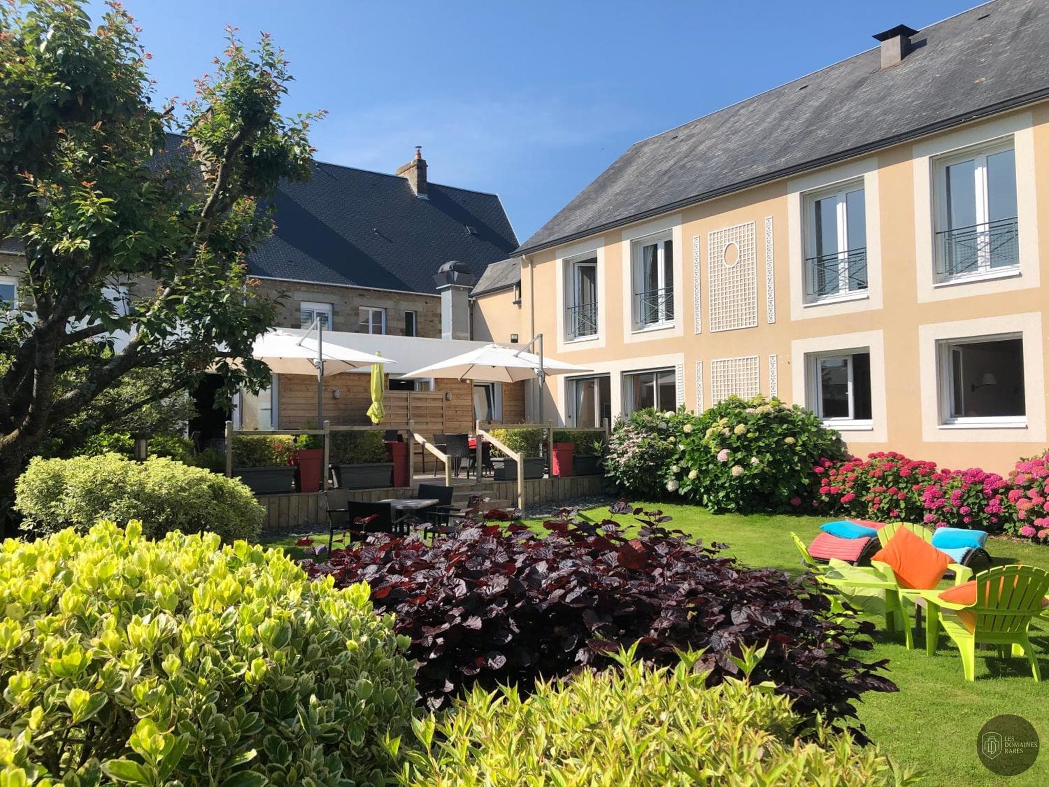 Vue extérieure du lieu Le Gué du Holme en Normandie