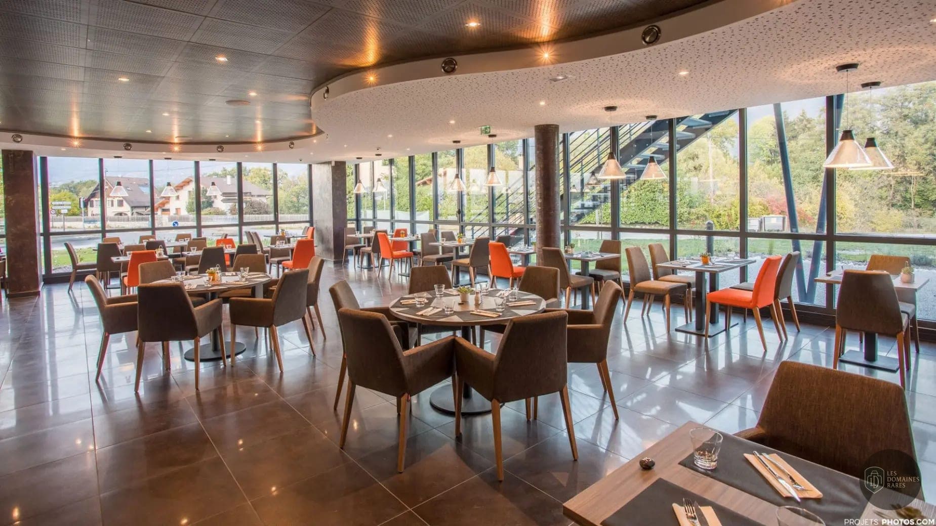 Restaurant de l'auberge Le Hub des Alpes en Auvergne-Rhône-Alpes