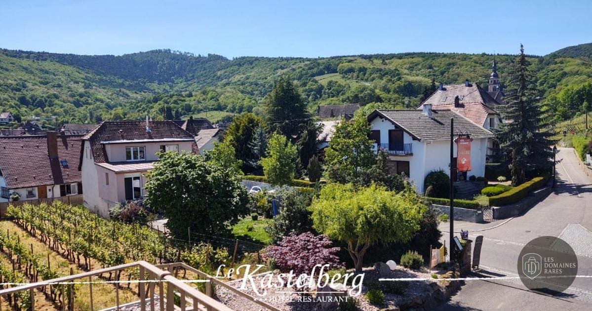 Vue extérieure du lieu Le Kastelberg à Andlau en Grand Est