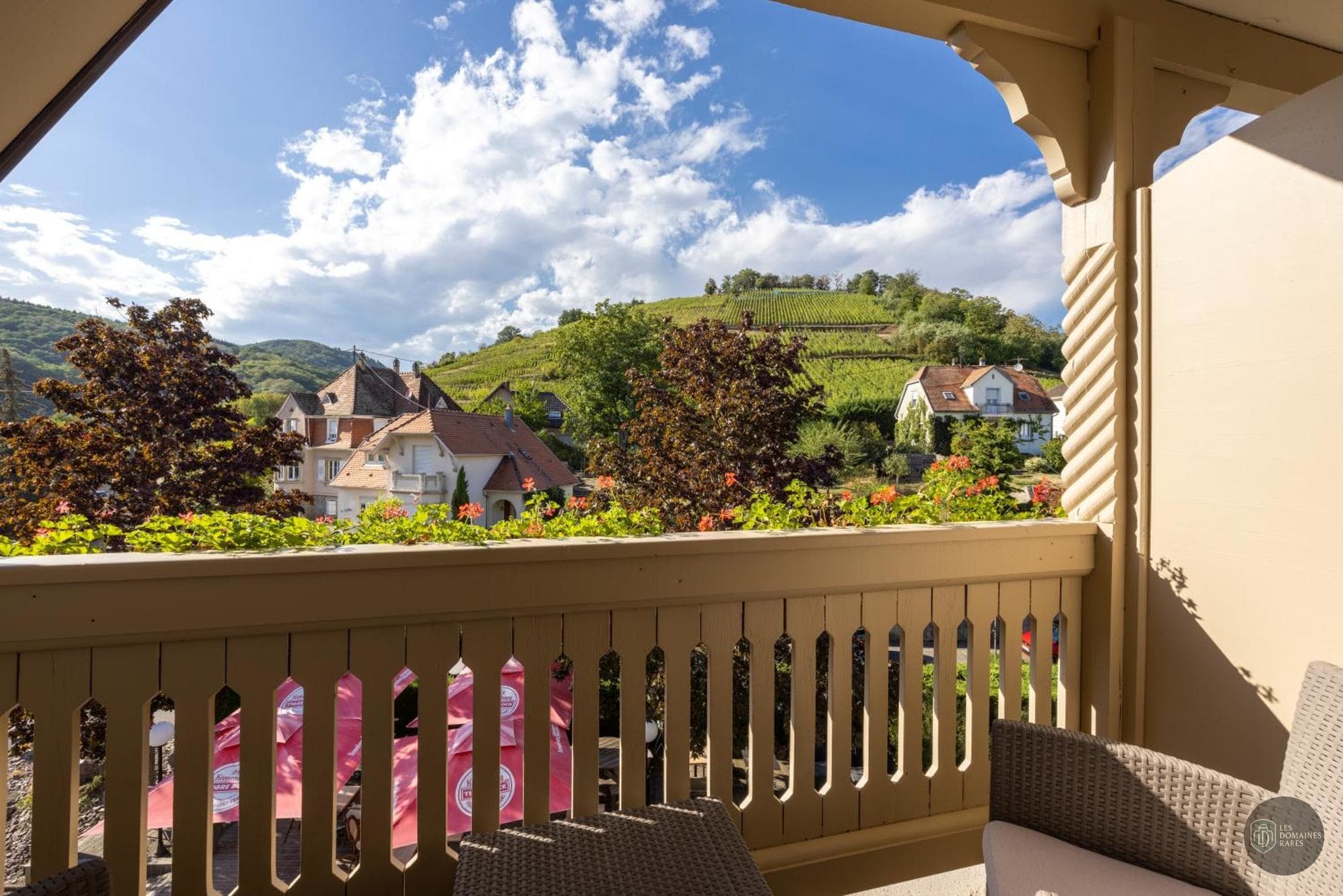 Vue extérieure du lieu Le Kastelberg à Andlau en Grand Est