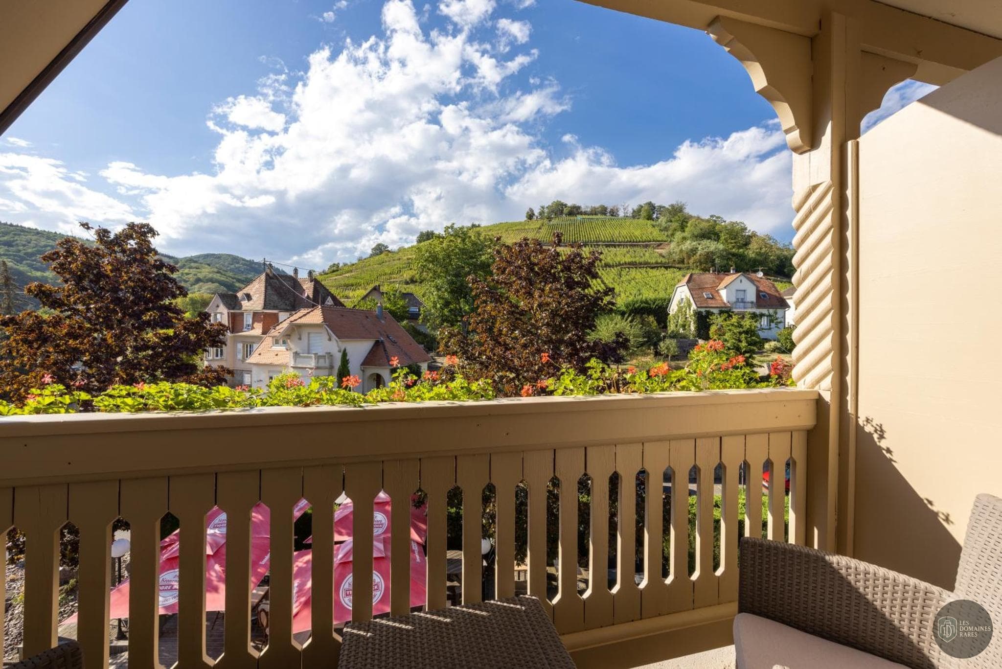 Vue extérieure du lieu Le Kastelberg à Andlau en Grand Est