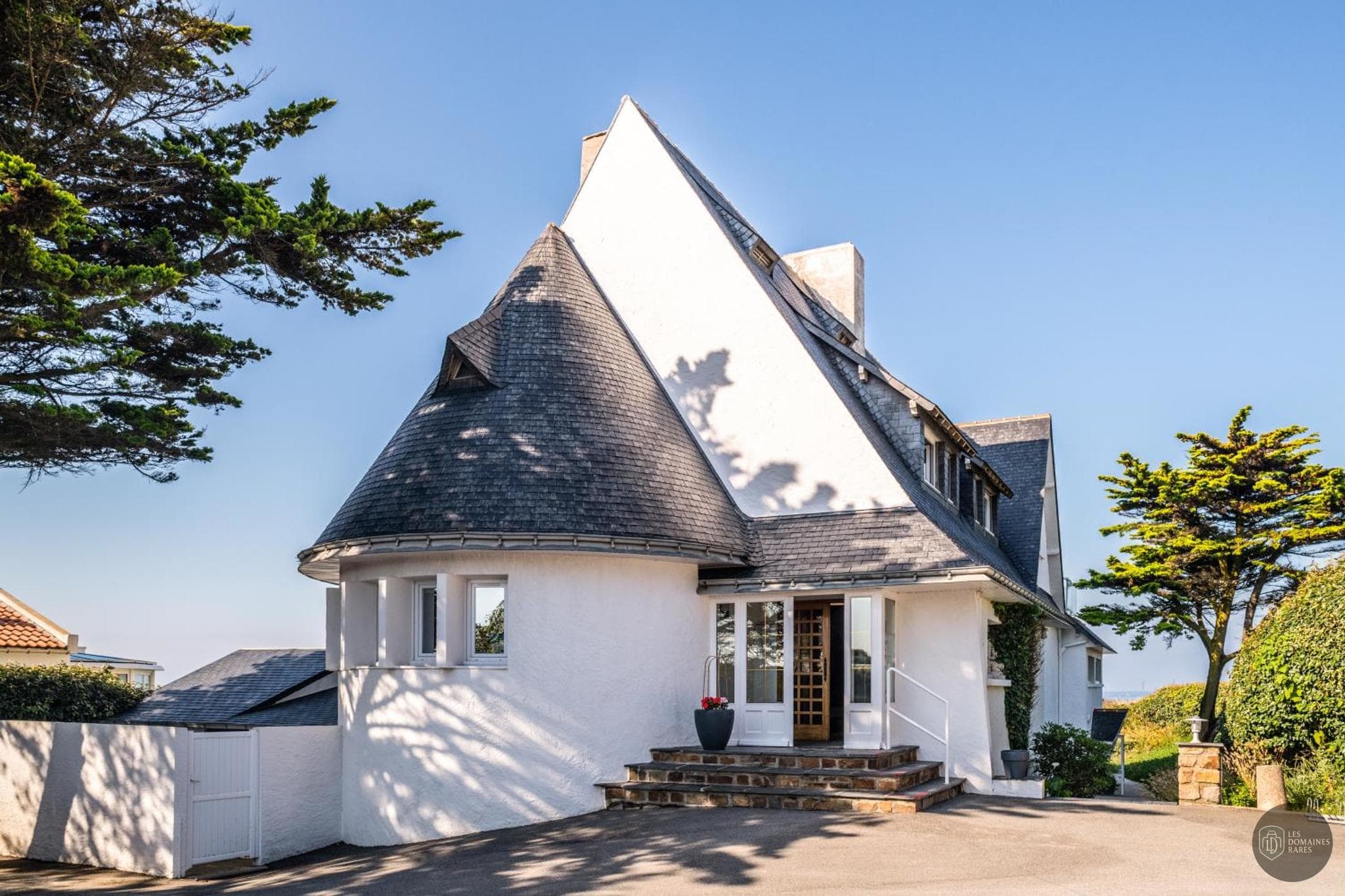 Vue extérieure de l'hôtel Le Lichen en Pays de la Loire