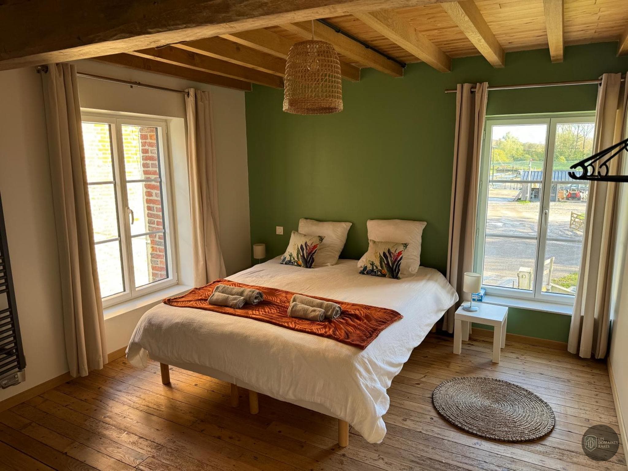 Chambre du manoir Le Manoir de la Canche à Hesdin en Hauts-de-France