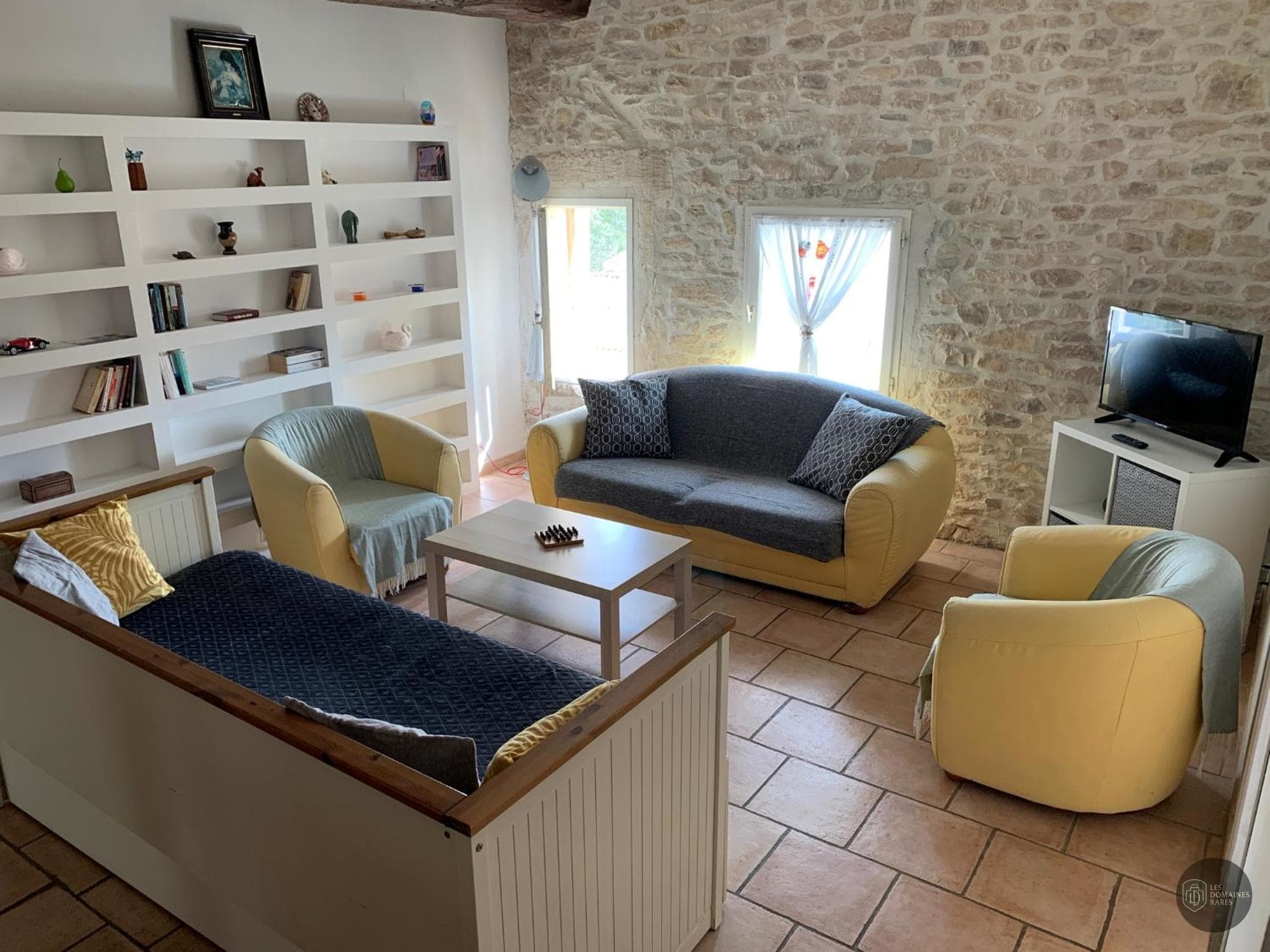 Espace intérieur du domaine Le Mas de Ponge en Occitanie