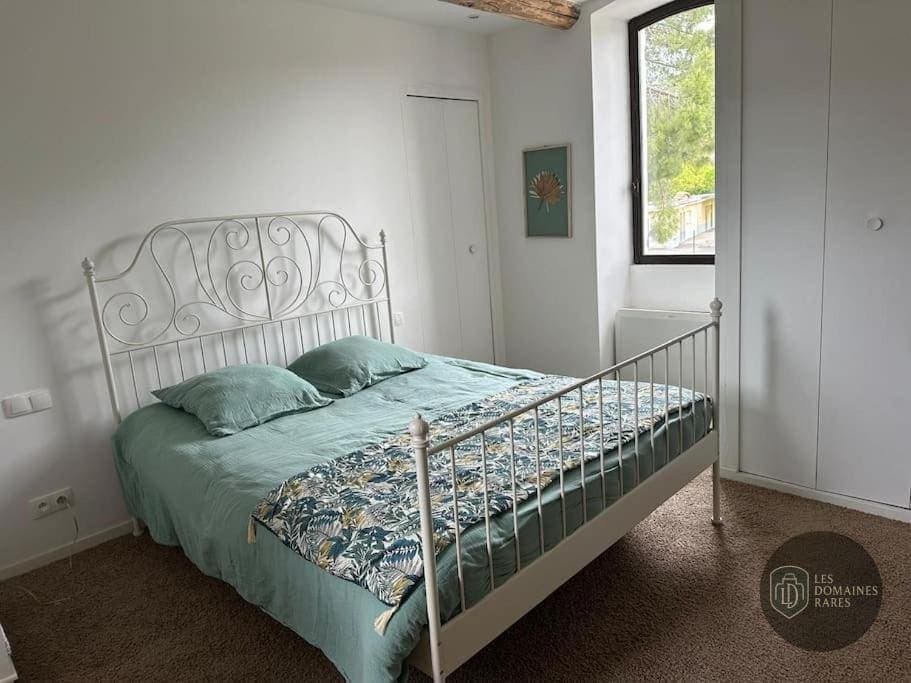 Chambre de l'hôtel Le Mas de l'Olivier en Occitanie