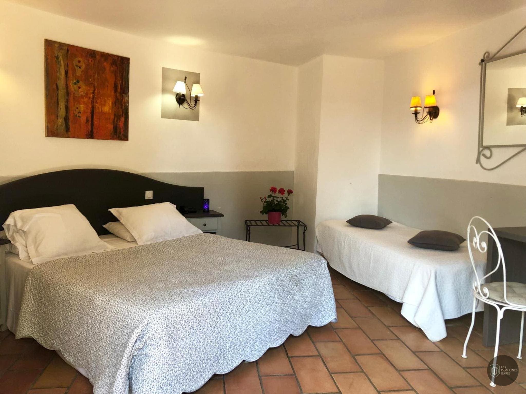 Chambre de l'hôtel Le Mas des Ecureuils à Aix en Provence-Alpes-Côte d'Azur