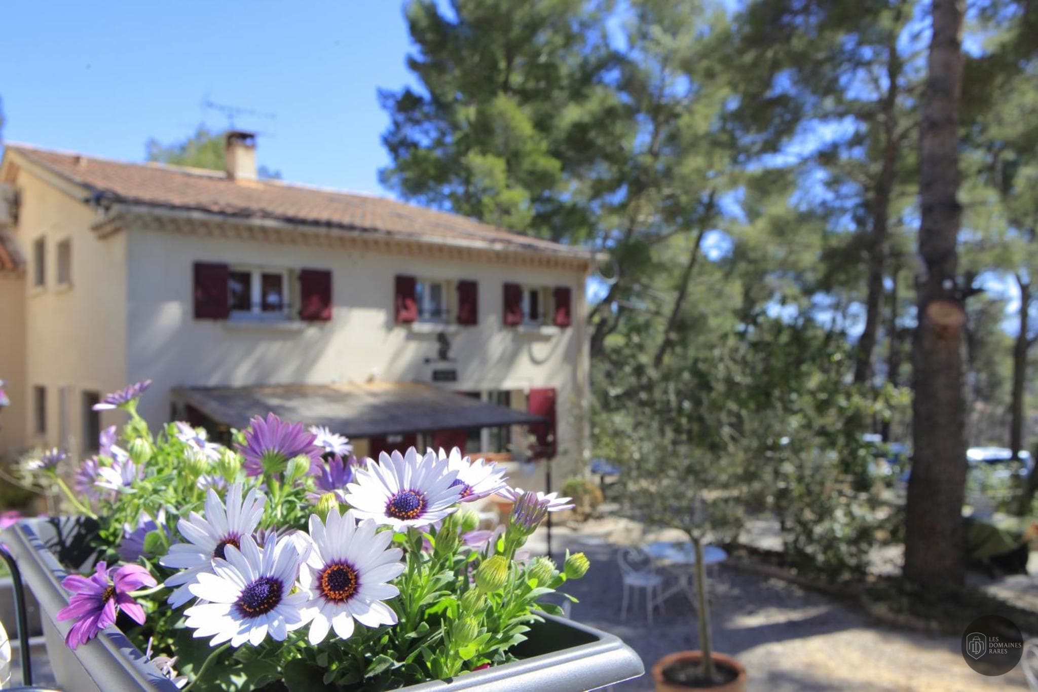 Vue extérieure de l'hôtel Le Mas des Ecureuils à Aix en Provence-Alpes-Côte d'Azur