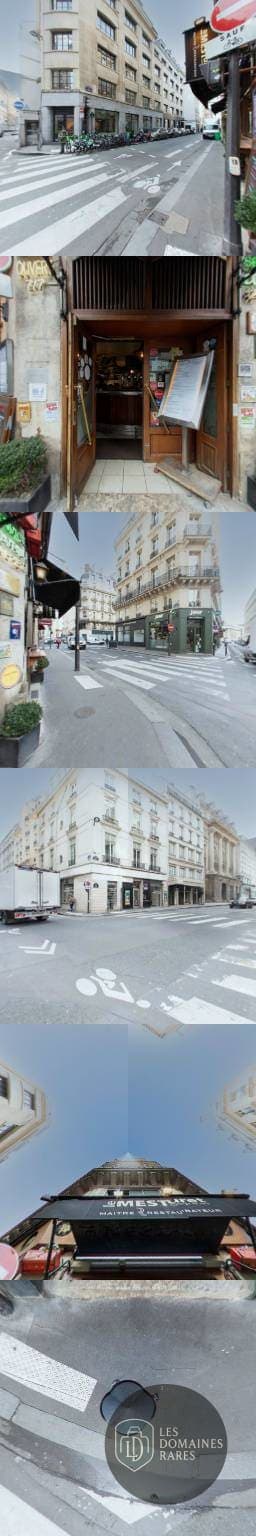 Vue extérieure du restaurant Le Mesturet à Paris en Île-de-France