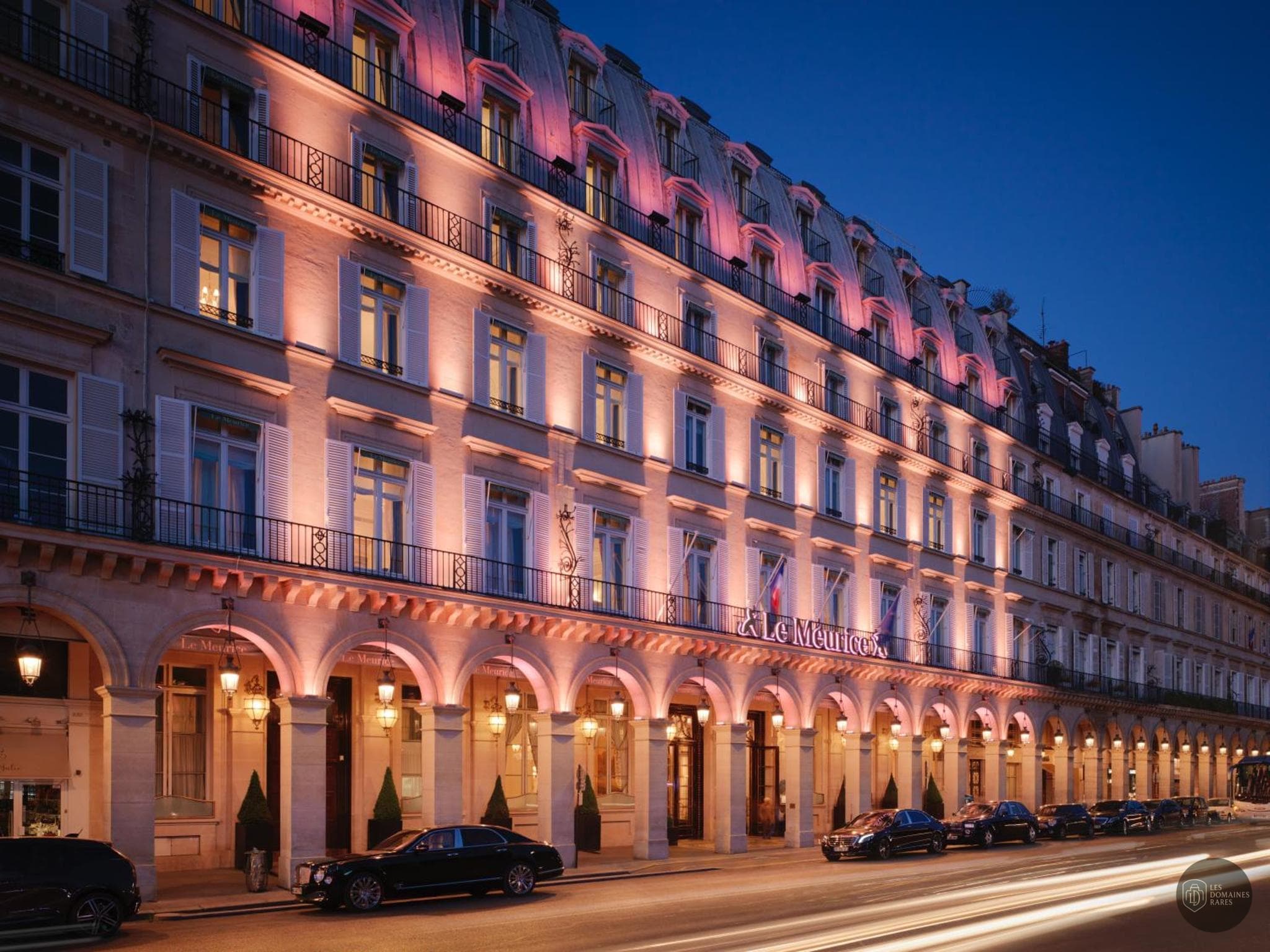 Vue de l'hôtel Le Meurice à Paris en Île-de-France