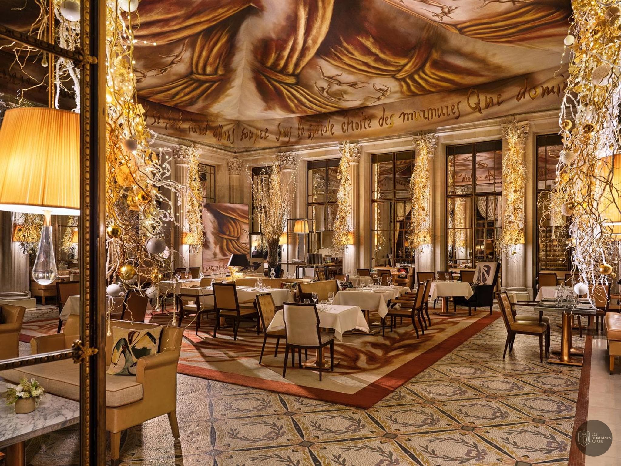 Restaurant de l'hôtel Le Meurice à Paris en Île-de-France - séminaire paris france coordonnées gps latitude : 48.86533